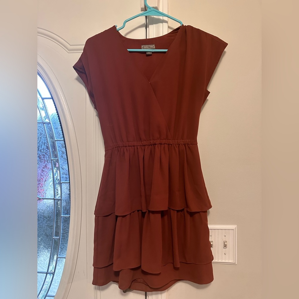 J. Crew Point Sur Ruffle Dress 0P